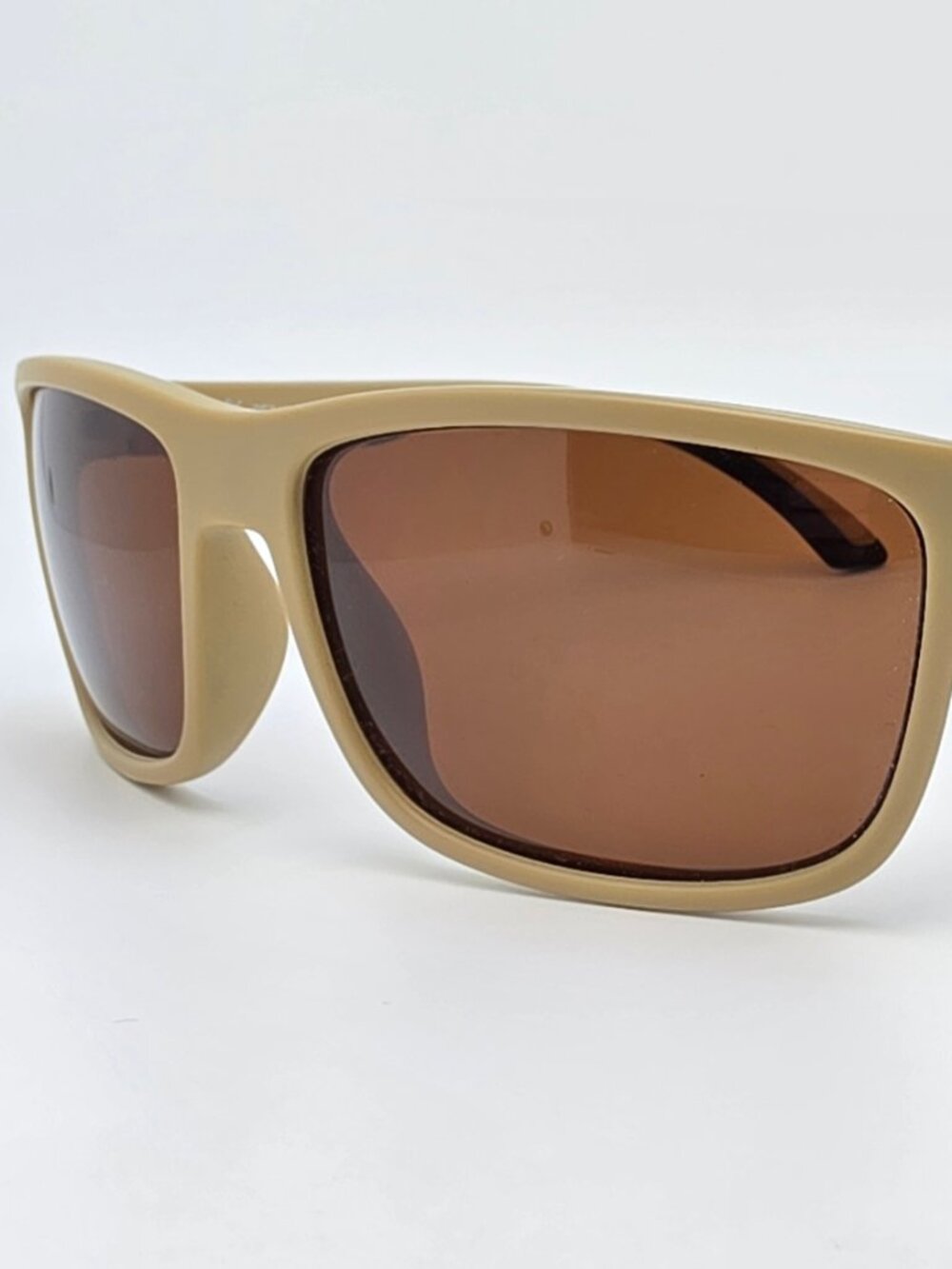Strike King PE346 P15191 Tan Frame Polarized Brown Lens Fishing Sunglasses 60mm